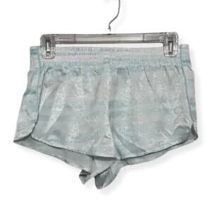 Splendid Running Shorts Stripes Pull On Elastic Waist Blue White Women's XS NWOT